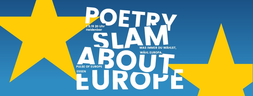 Titelbild Poetry Slam about Europe in Essen - Heldenbar
